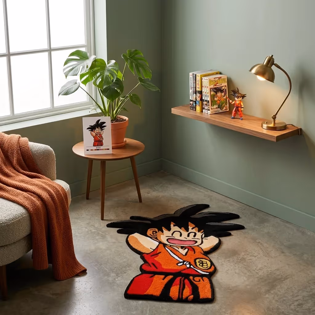 Kid Goku Tufted Rug image 3