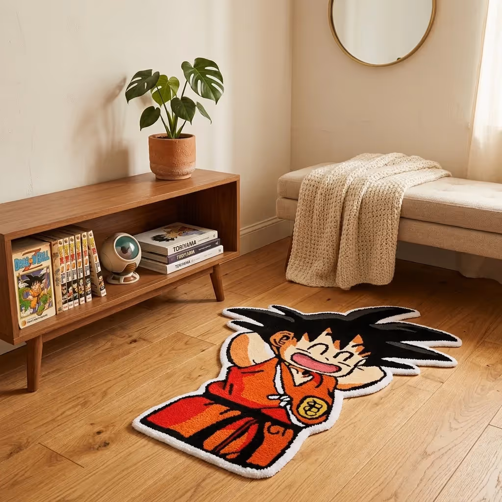 Kid Goku Tufted Rug image 4