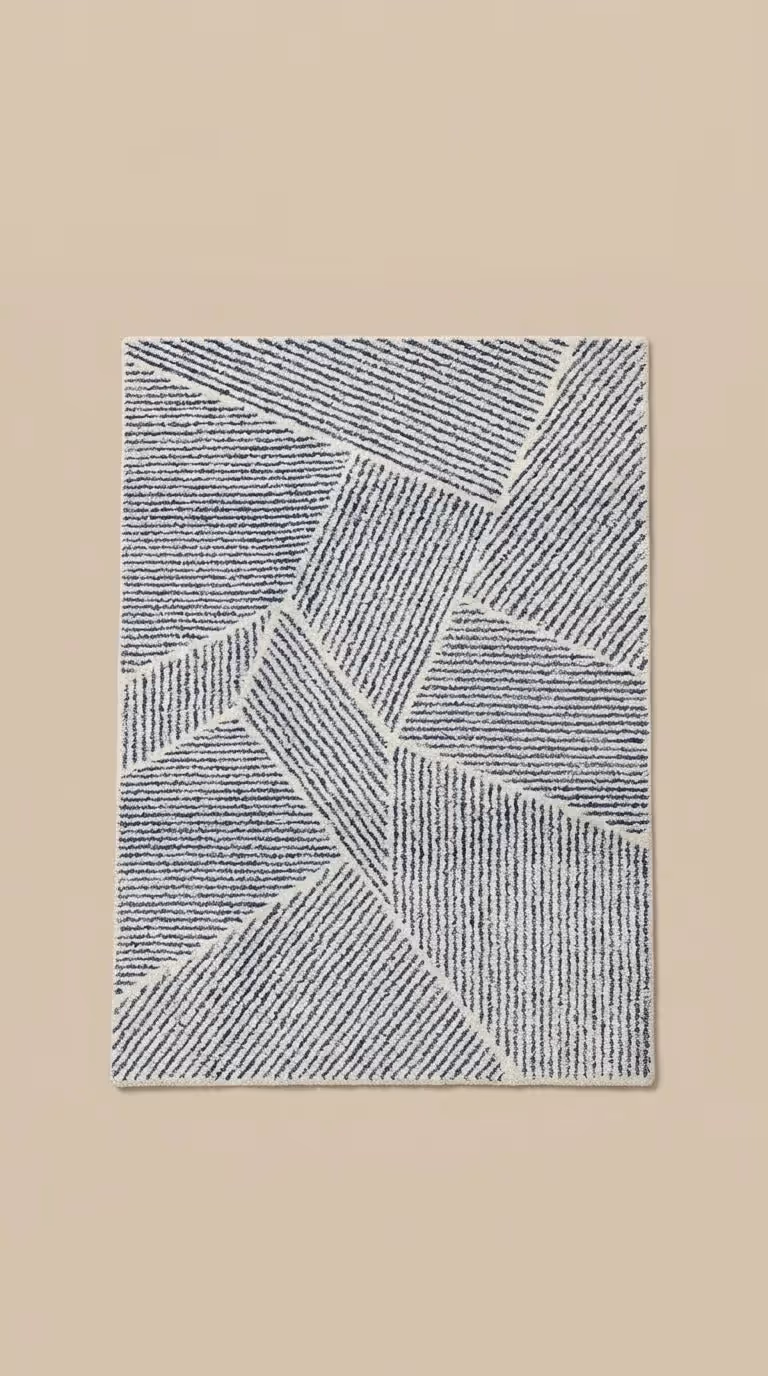 Larsen Modern Stripe Area Rug image 1