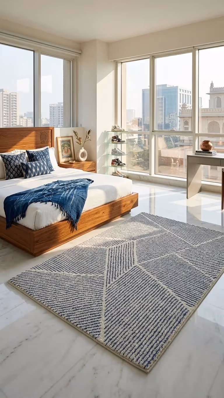Larsen Modern Stripe Area Rug image 9