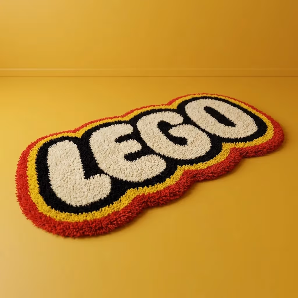 Lego Logo Tufted Rug  image 2