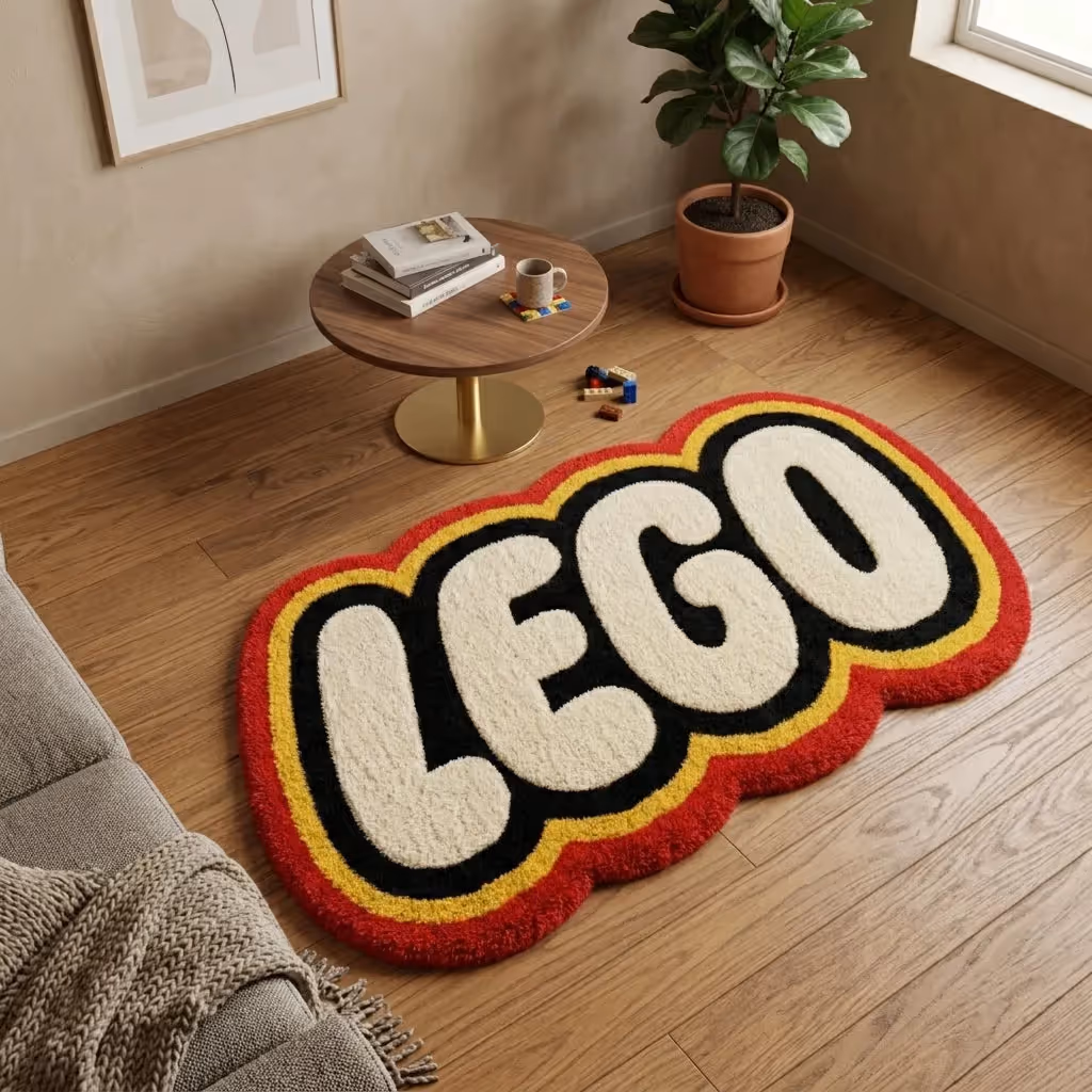 Lego Logo Tufted Rug  image 4