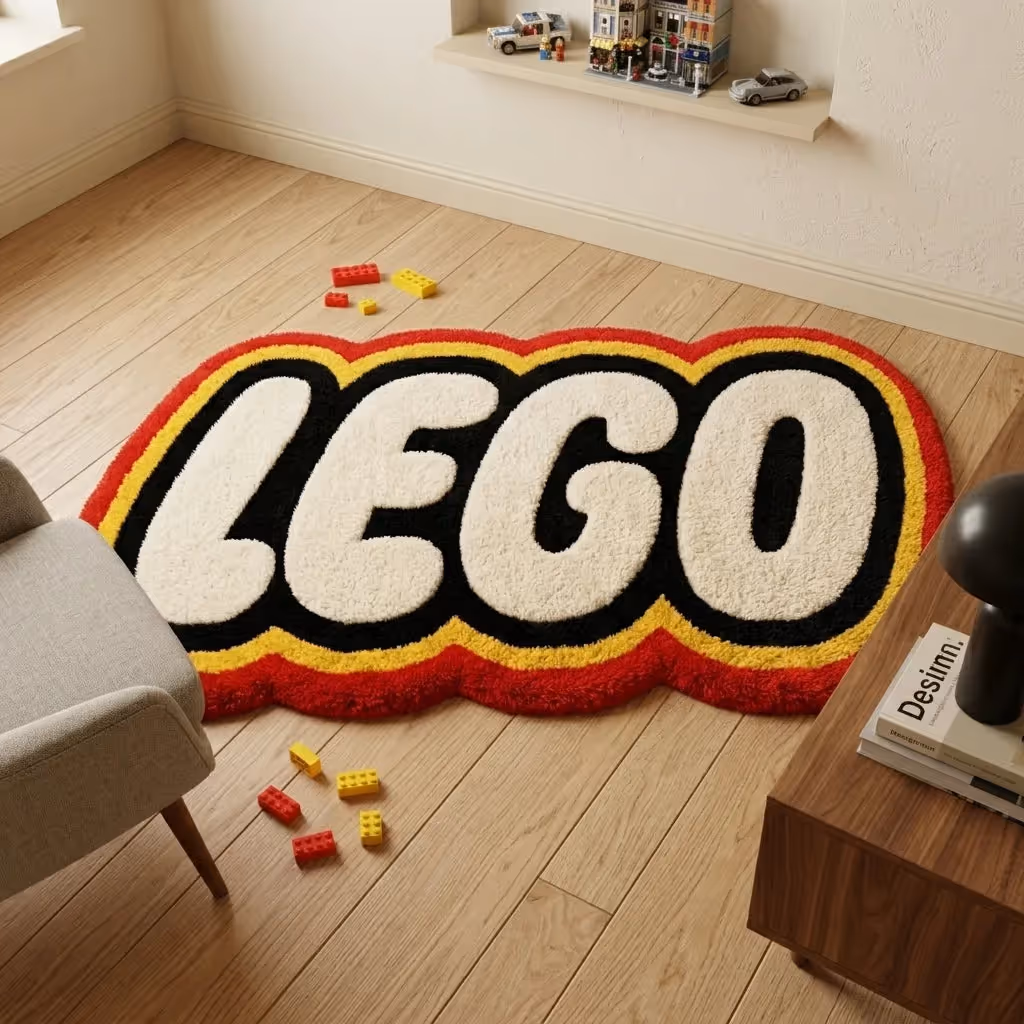 Lego Logo Tufted Rug  image 5