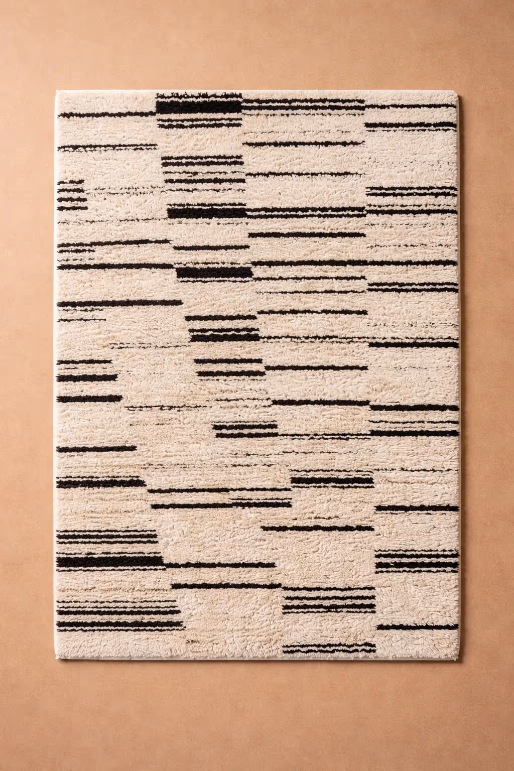 Levine Modern Geometric Shag Area Rug image 1