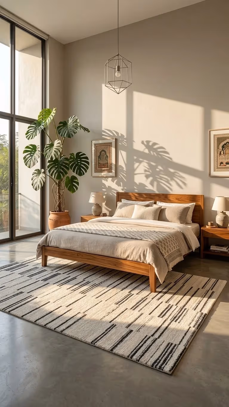 Levine Modern Geometric Shag Area Rug image 5