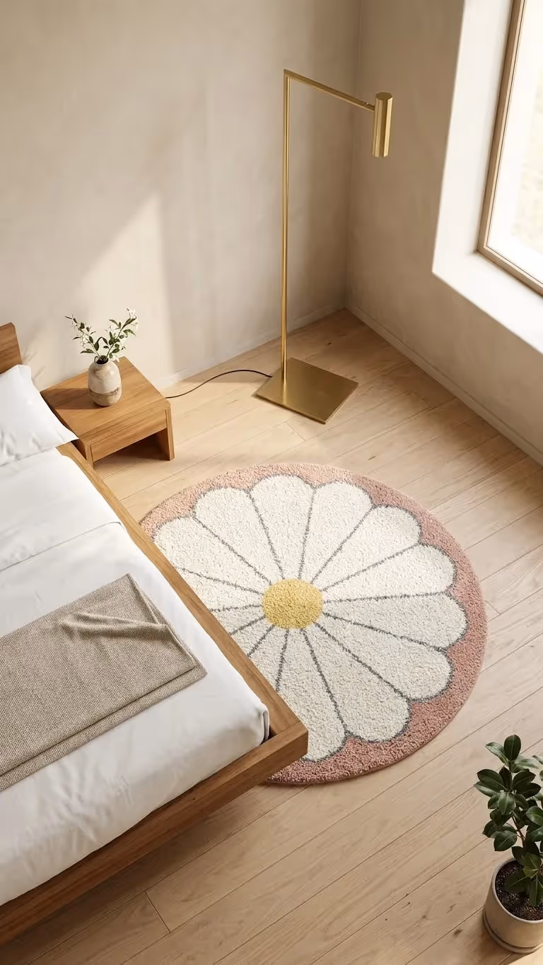 Lily Kids Flower Shag Area Rug image 5