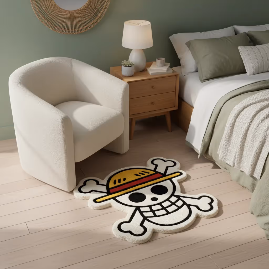 Luffy Skull Hand-Tufted Rug image 5
