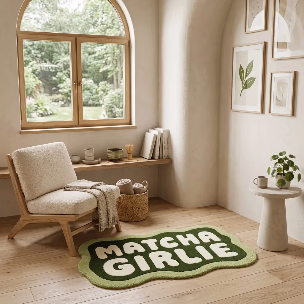 Matcha Girlie Shaped Accent Rug  image 3