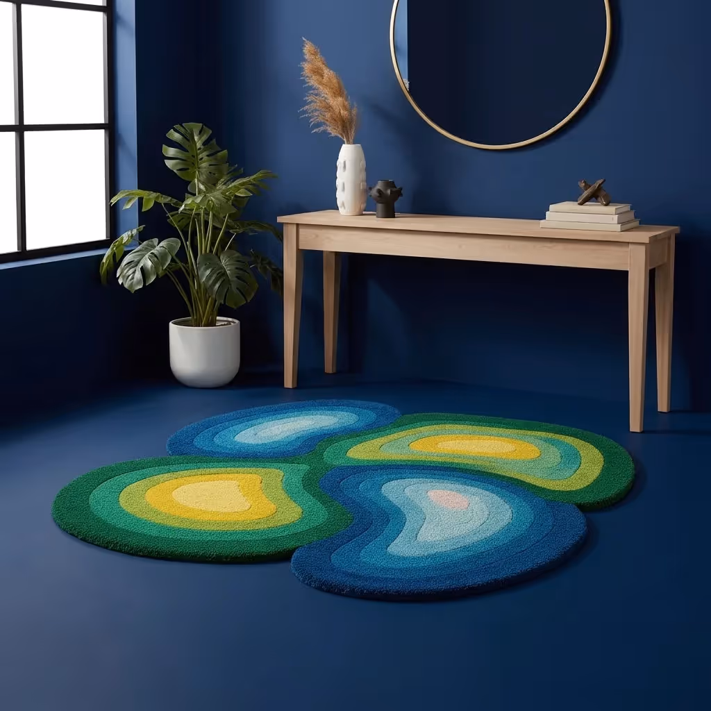 Meadow Bloom Daisy Pattern Rug image 2