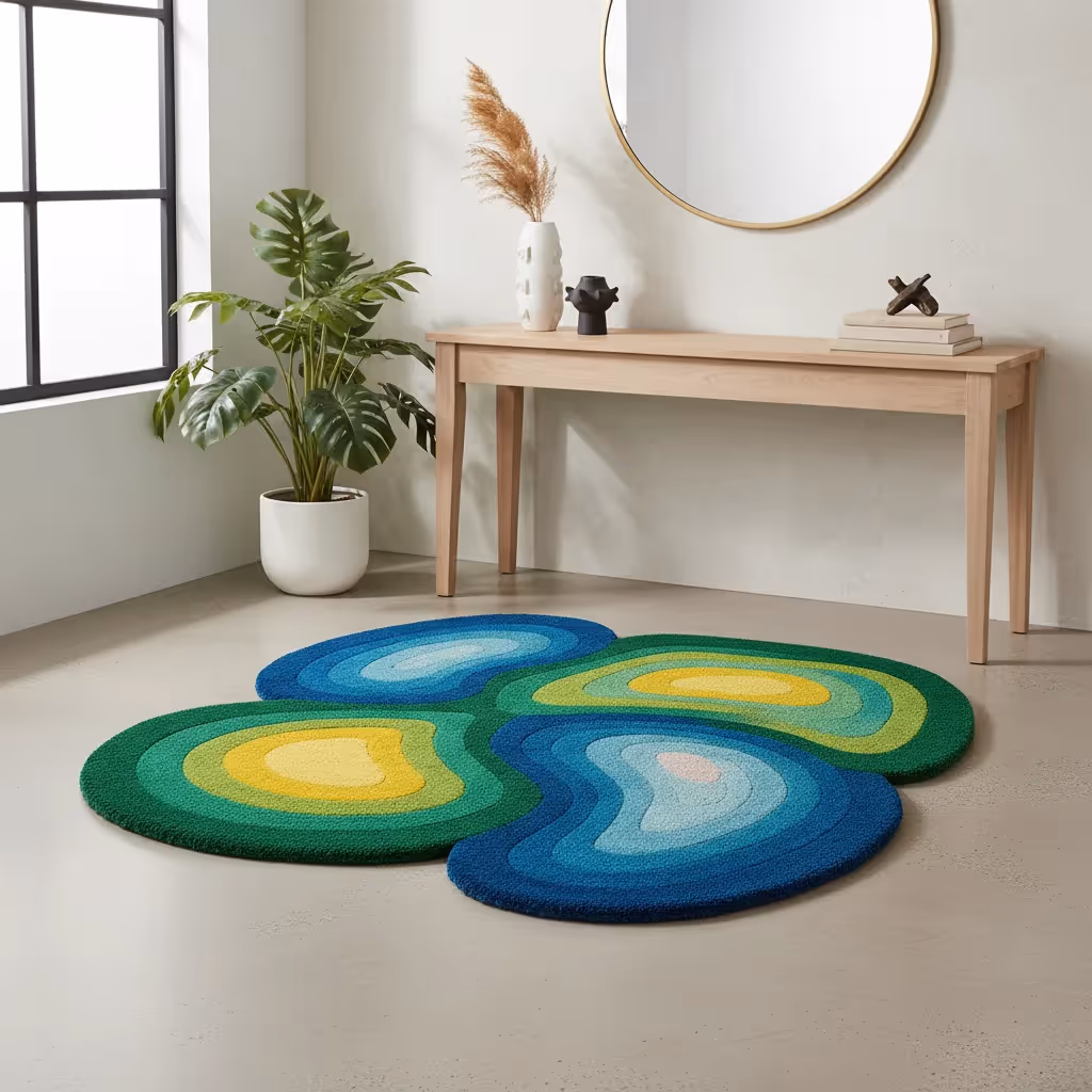 Meadow Bloom Daisy Pattern Rug image 3