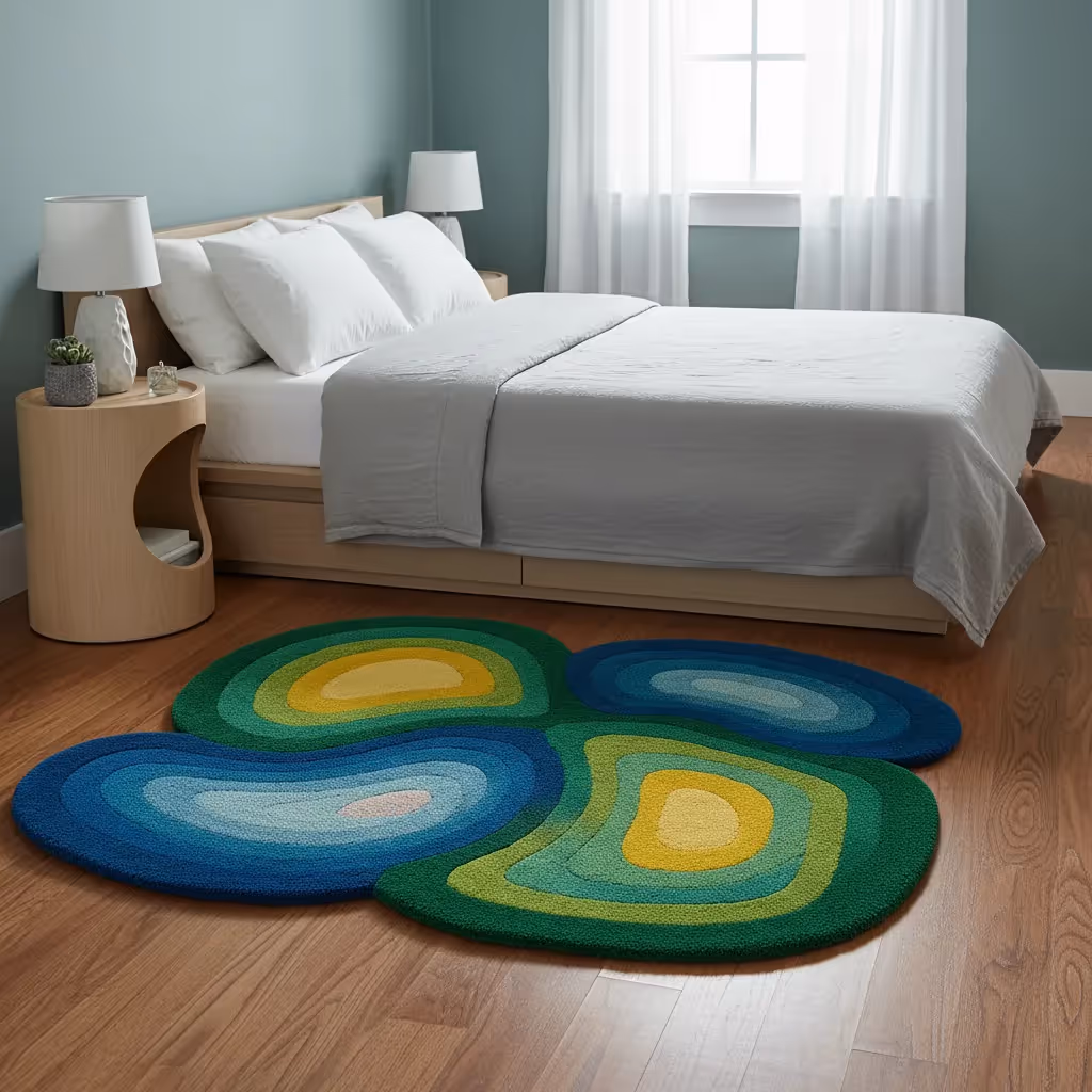 Meadow Bloom Daisy Pattern Rug image 4