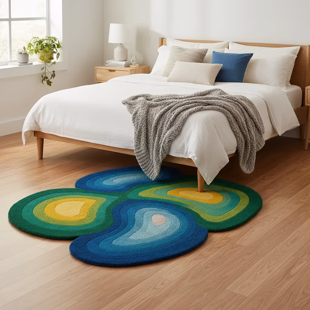 Meadow Bloom Daisy Pattern Rug image 5