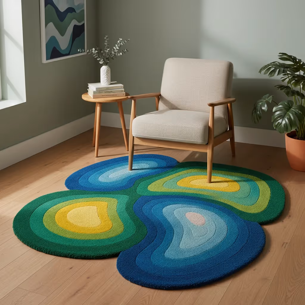 Meadow Bloom Daisy Pattern Rug image 6