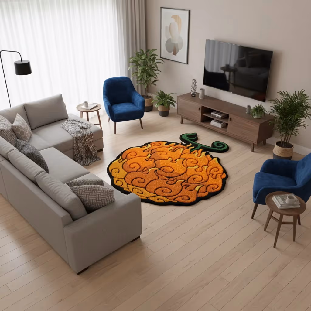 Mera Mera no Mi Ace Devil Fruit Rug image 5