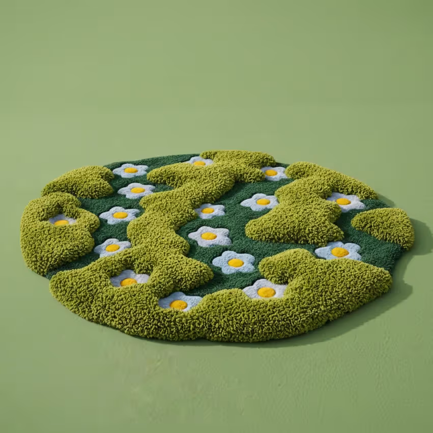 Mini Moss Ripple Rug image 1