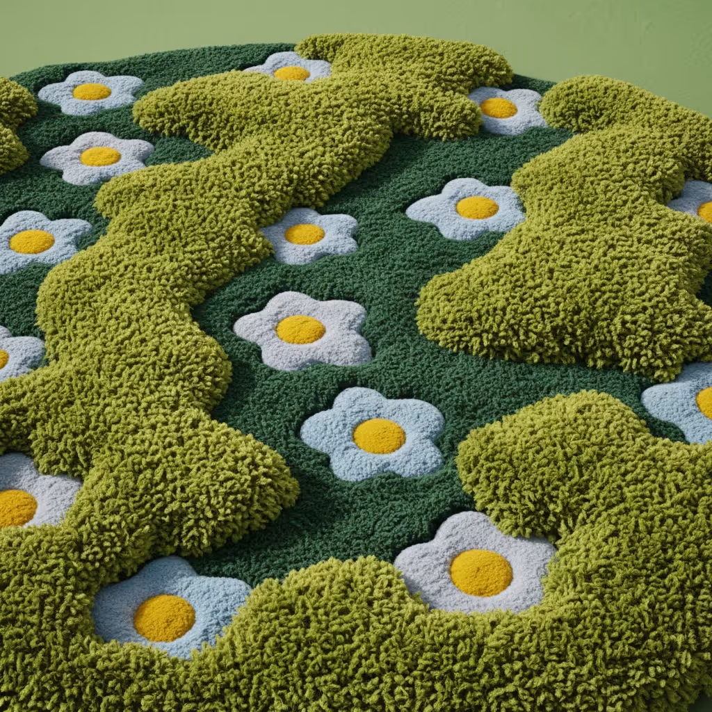 Mini Moss Ripple Rug  image 2