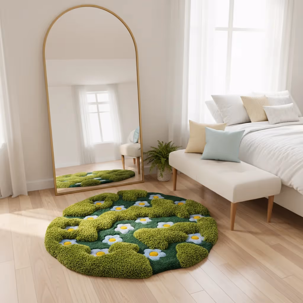 Mini Moss Ripple Rug  image 4