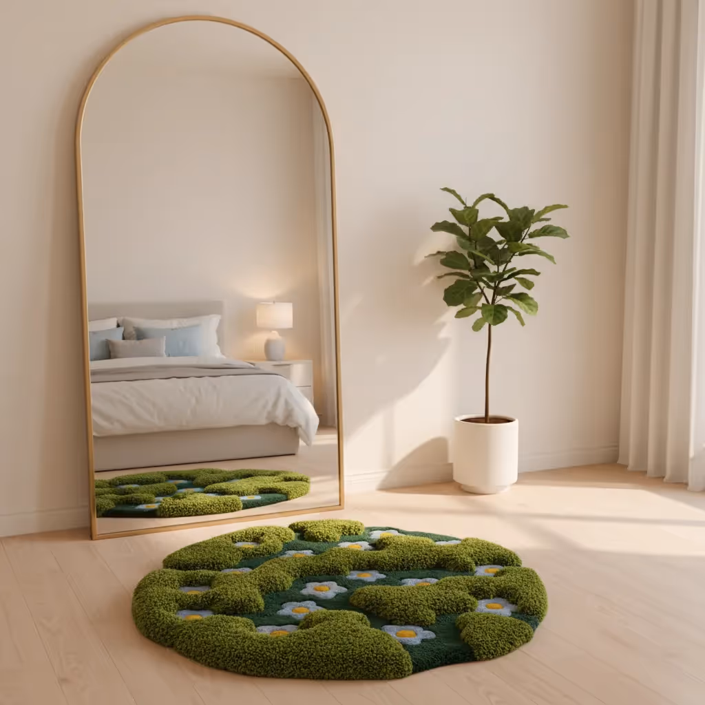 Mini Moss Ripple Rug  image 5