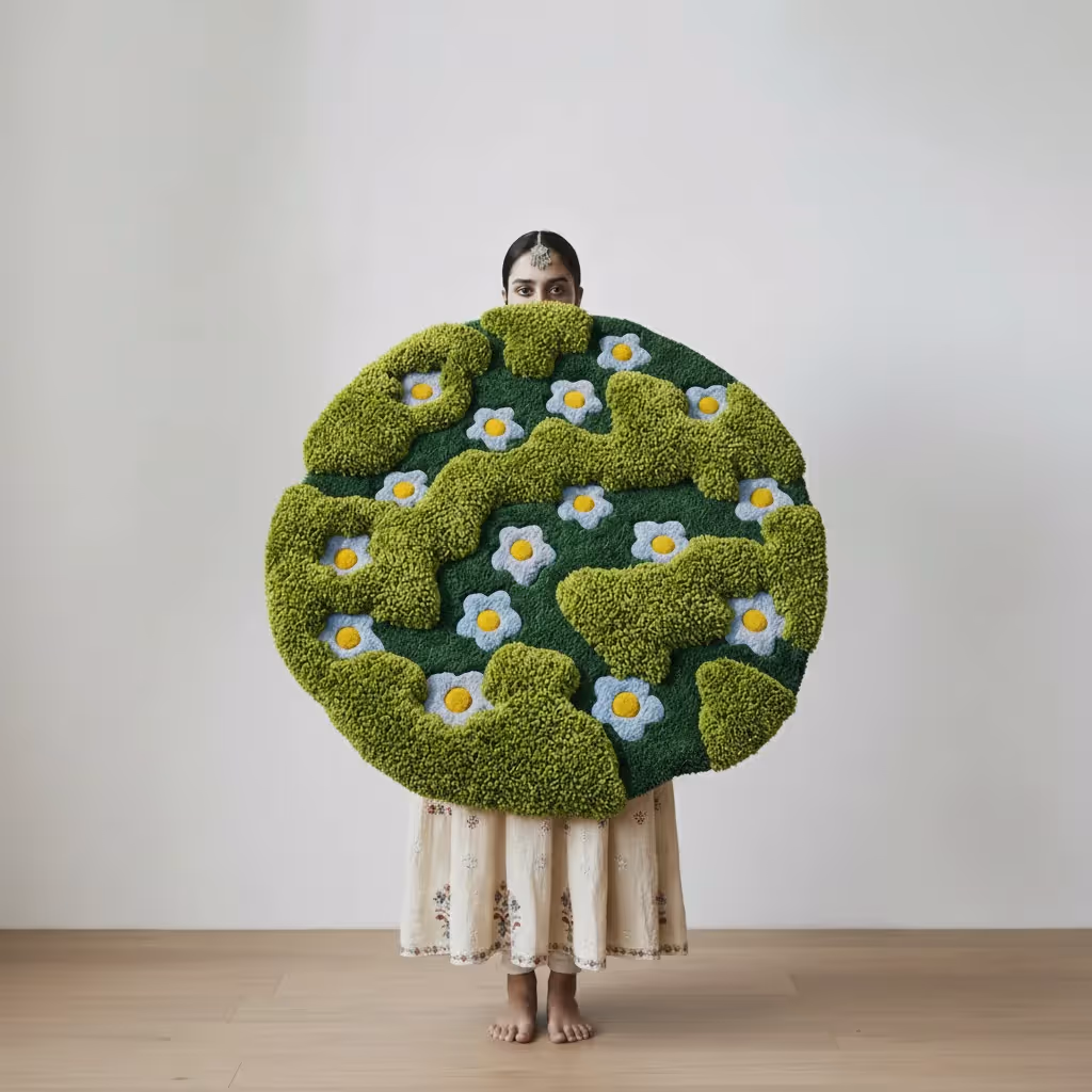 Mini Moss Ripple Rug  image 6
