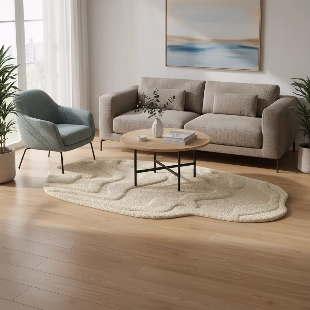 Monochrome Bliss Hand-Tufted Rug image 6