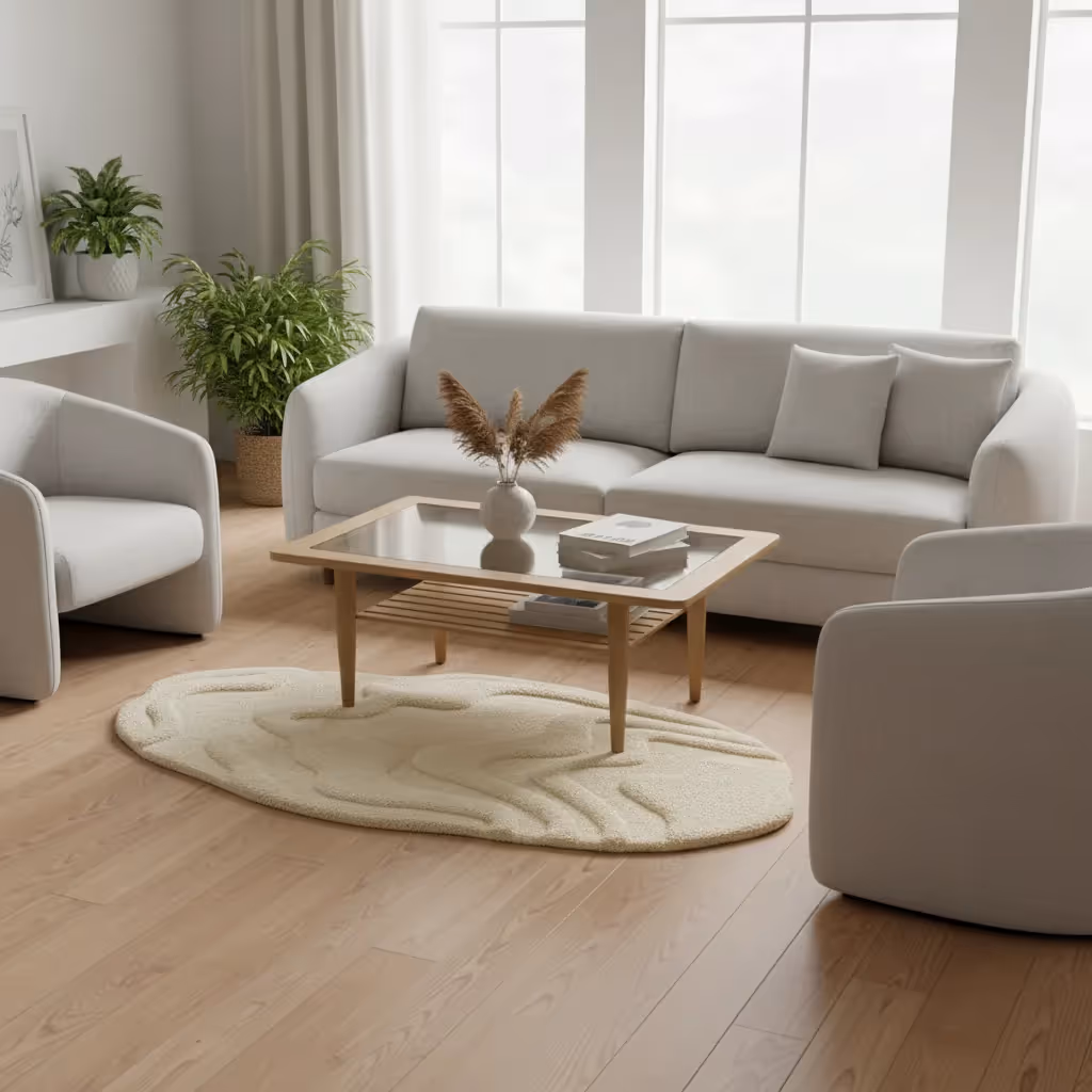 Monochrome Bliss Hand-Tufted Rug image 7