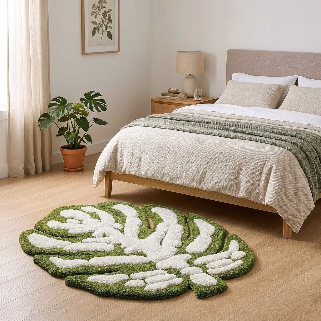 Monstera Leaf 3D Tufted Rug image 5