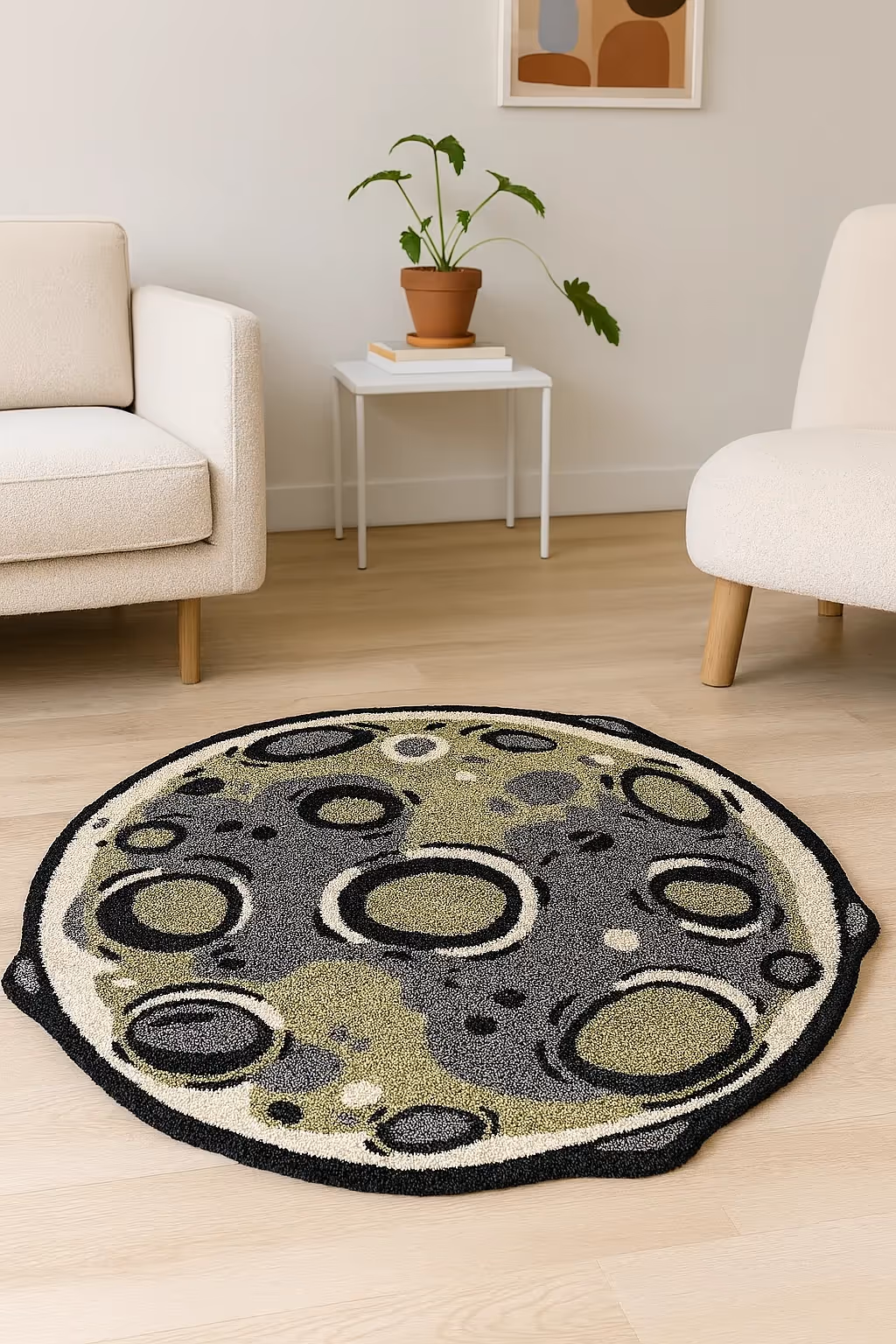 Moon In My Space Hand-Tufted Rug  image 2