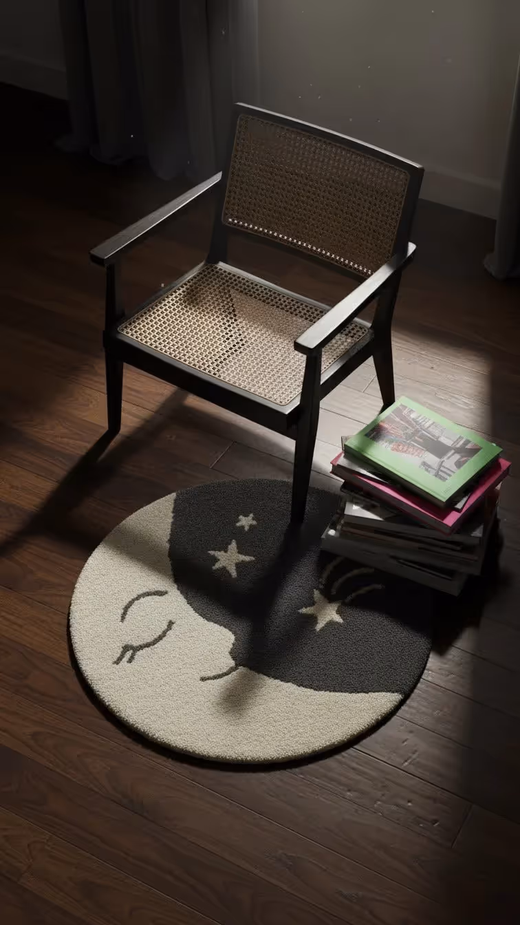 Moonlight Kids Moon Shag Area Rug  image 3
