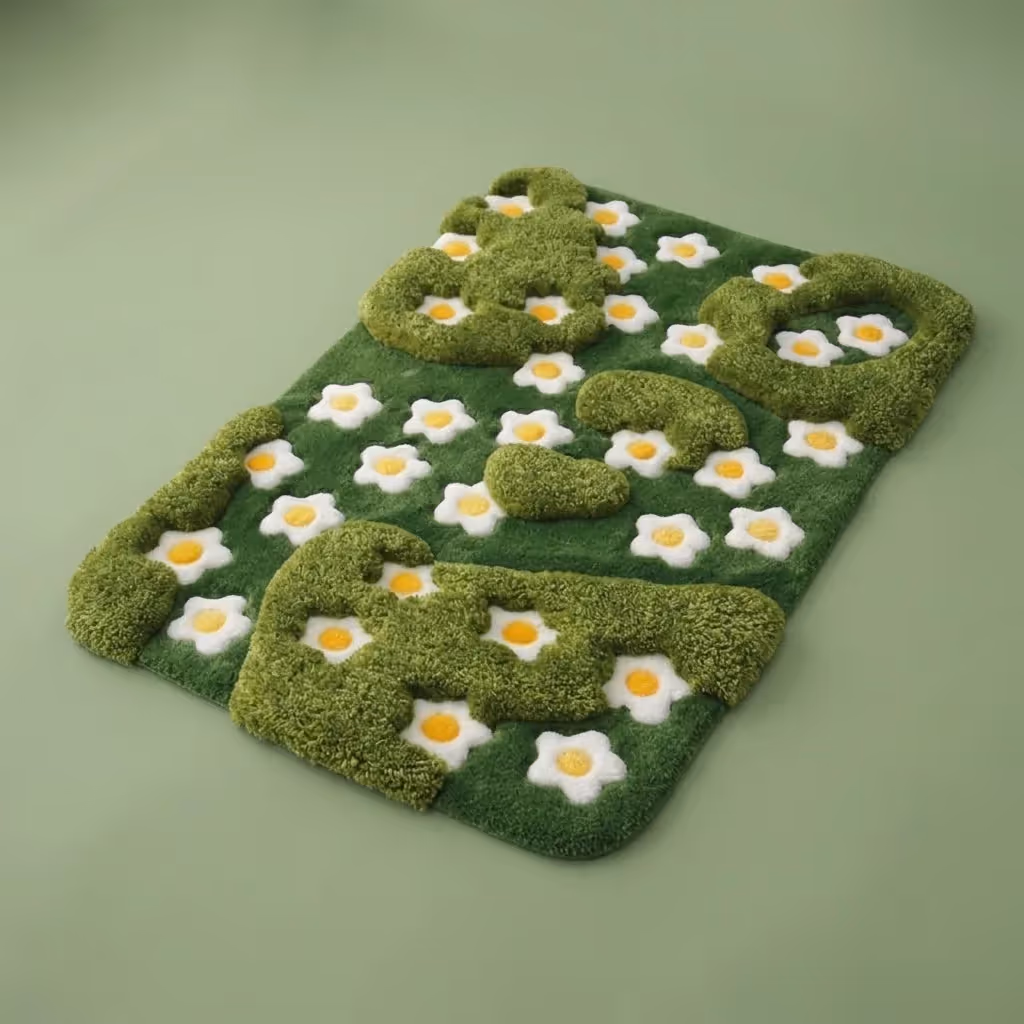 Mossy Love Garden Rug image 1