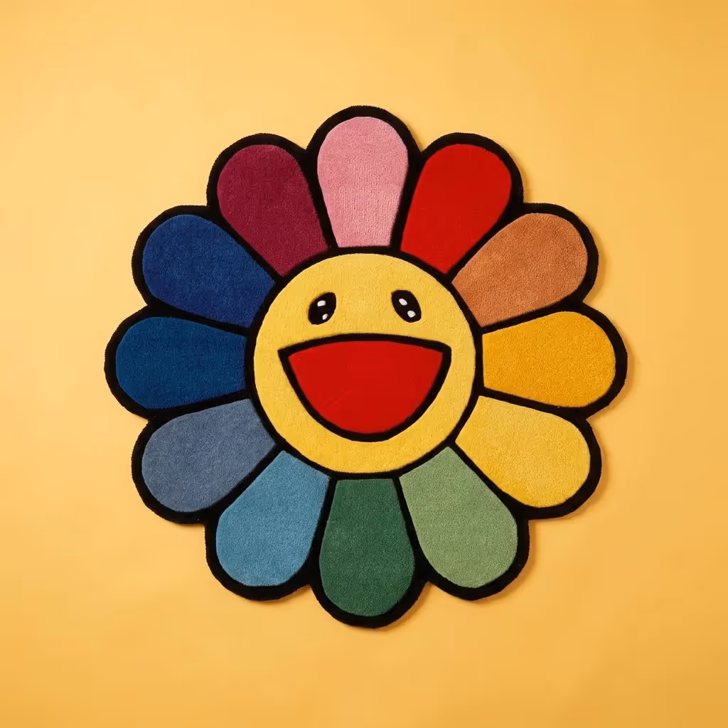 Murakami Flower Rug image 1