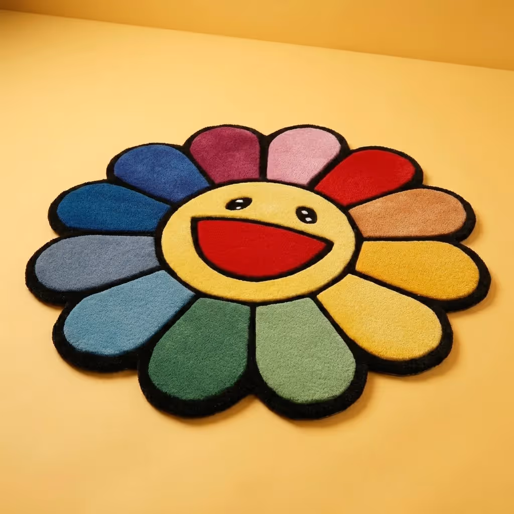 Murakami Flower Rug  image 2