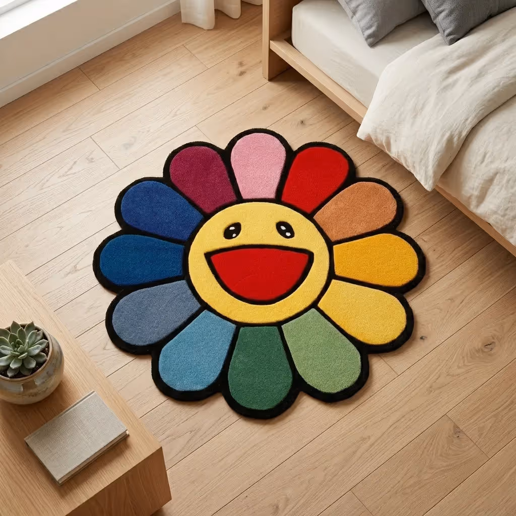 Murakami Flower Rug  image 5