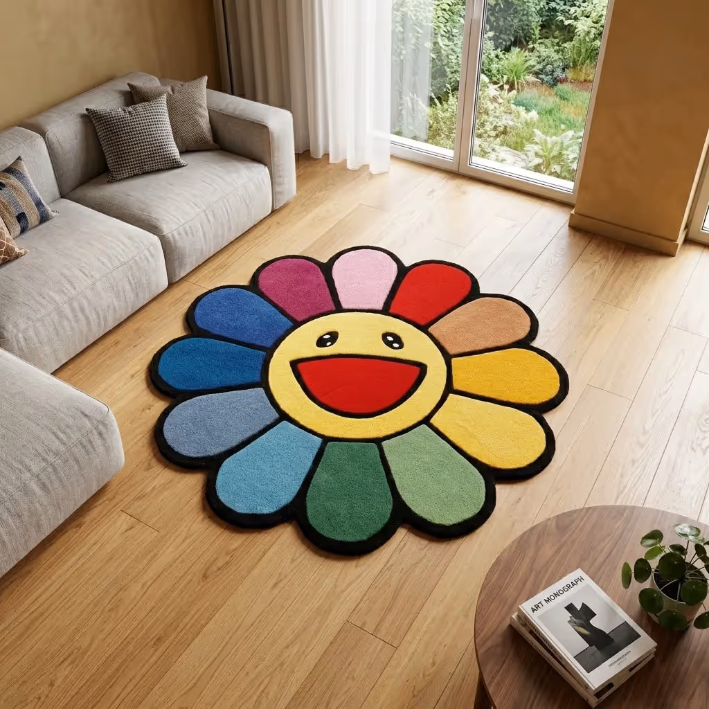 Murakami Flower Rug  image 6