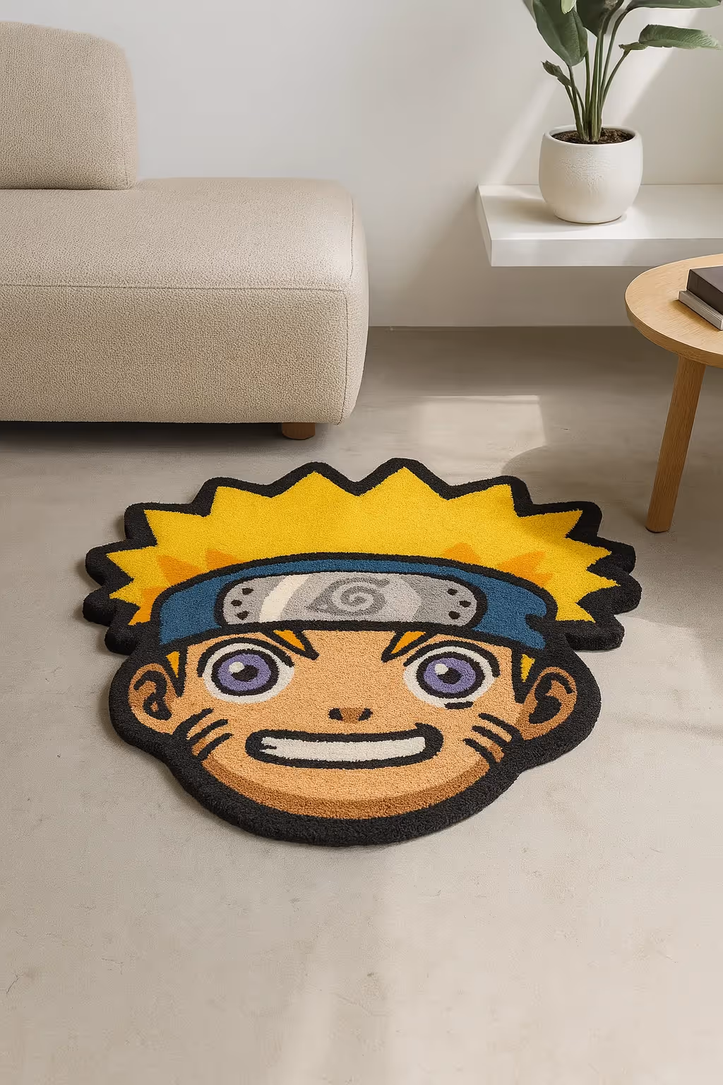 Naruto Uzumaki Hand-Tufted Rug image 1