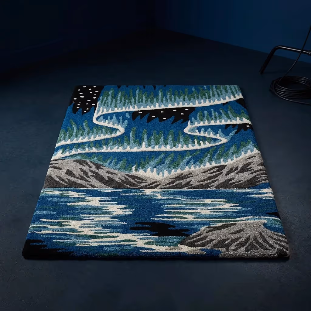 Northern Lights Hand-Tufted Rug image 1