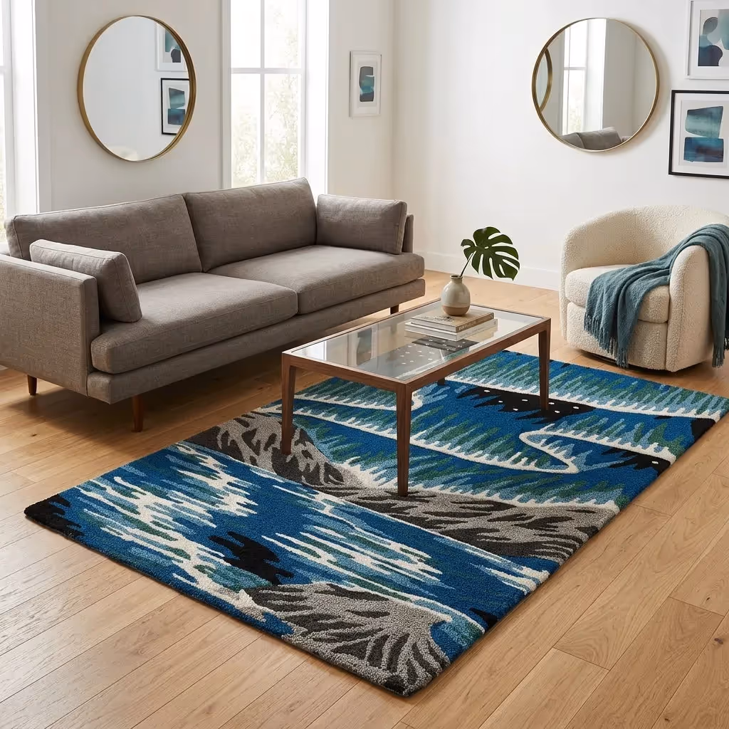 Northern Lights Hand-Tufted Rug image 3