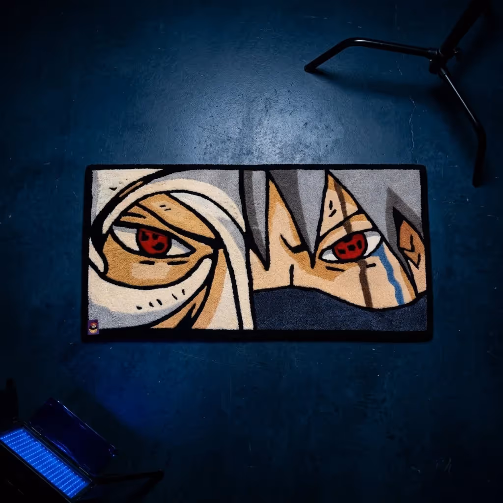 Obito And Kakashi Rug image 1