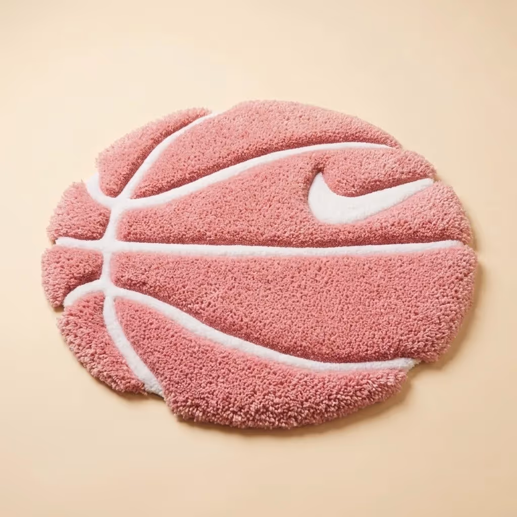 Pink Basketball Rug image 2