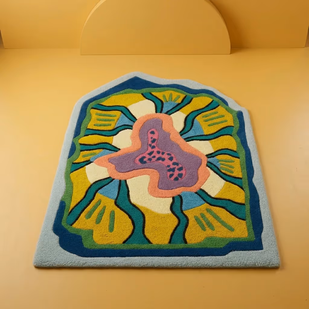 Prism Petal Abstract Floor Rug image 2