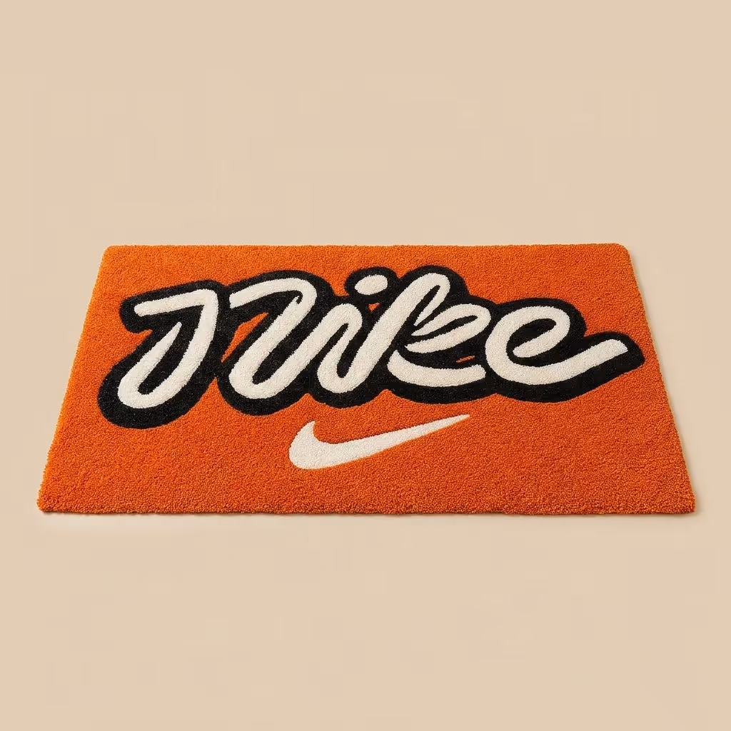 Script Logo Rug Orange image 2