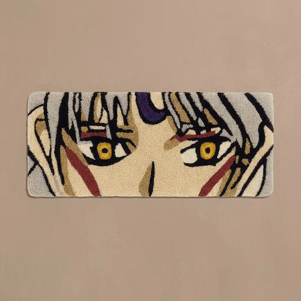 Sesshomaru Anime Keyboard Rug image 1