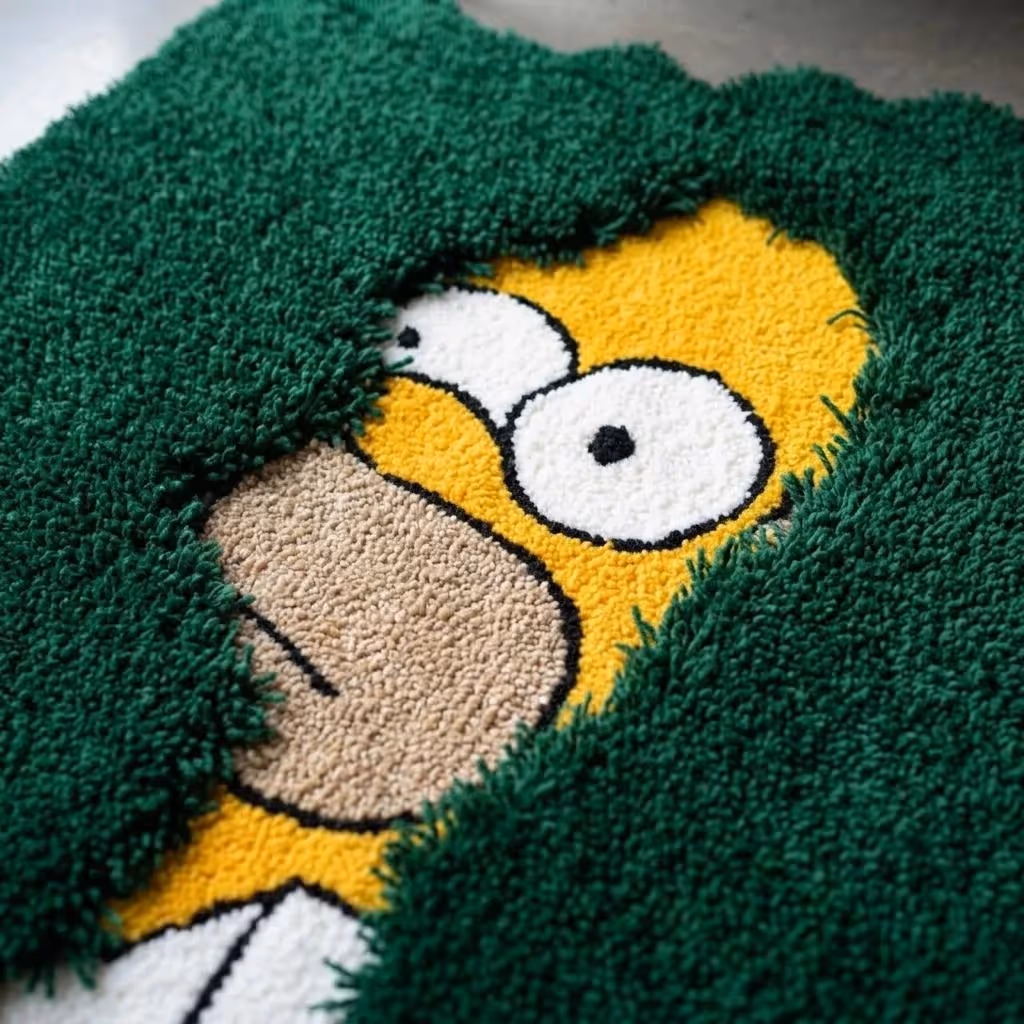 Shaggy Simpsons Hand Tufted Rug  image 4