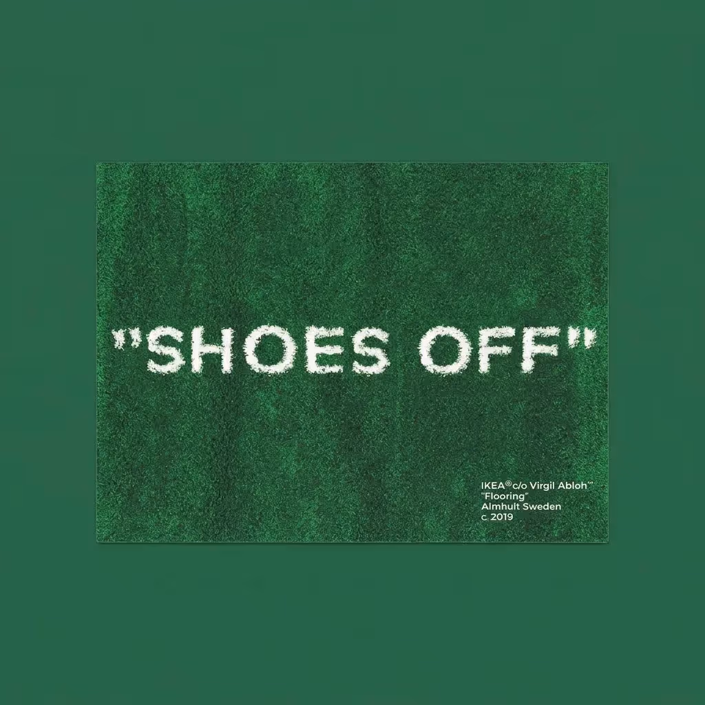 Shoes Off Green Grass Streetwear Rug image 2