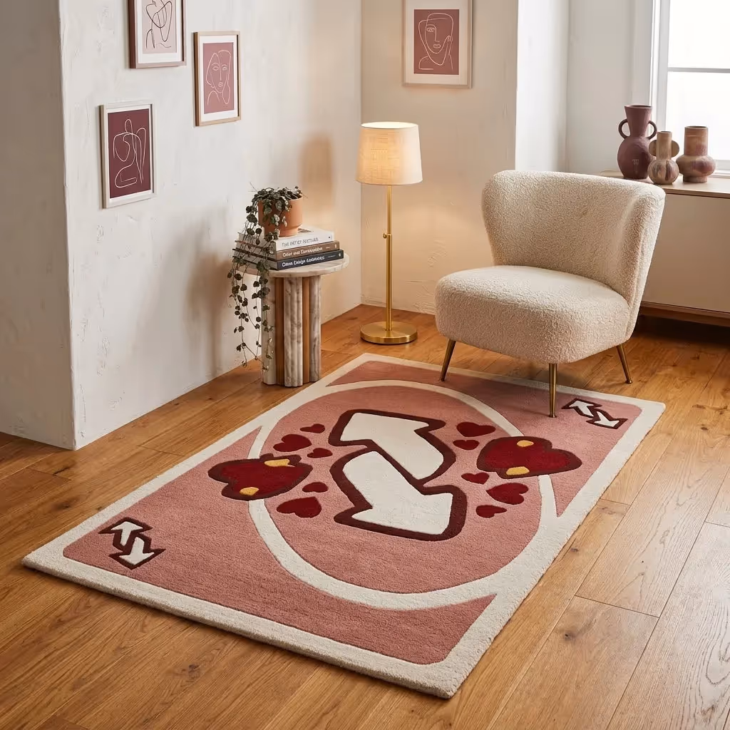 Shuffle Heart Bloom Rug image 3