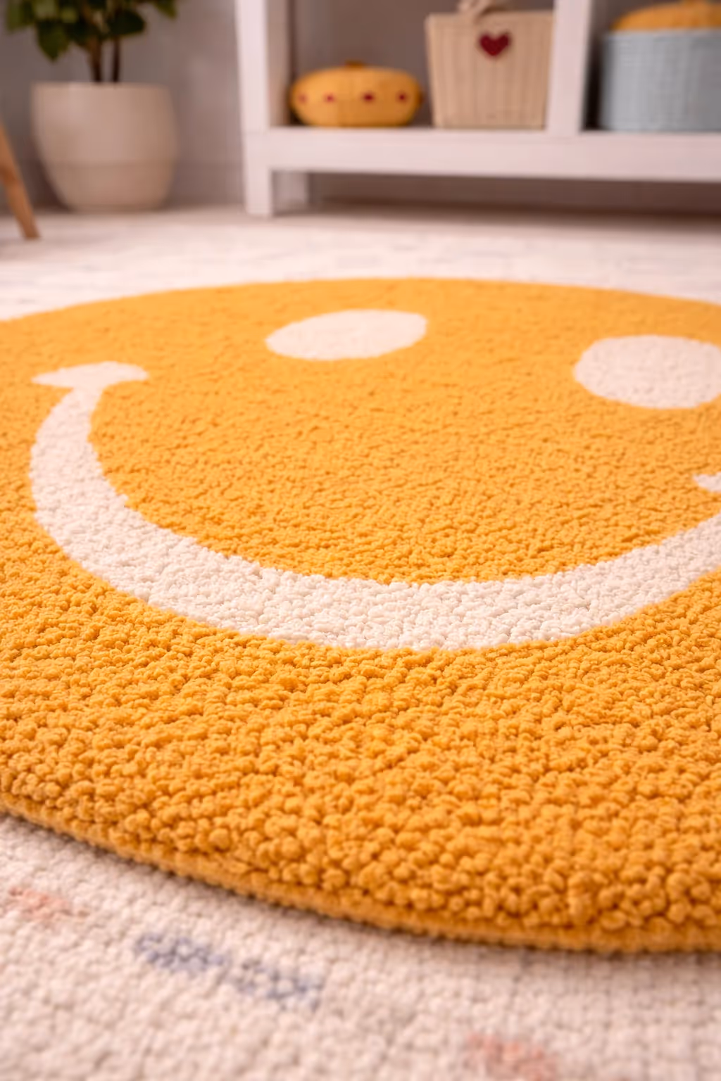 Smiley Kids Smiling Shag Area Rug  image 2