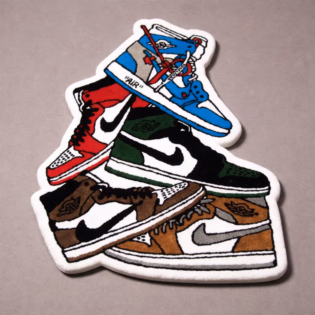 Sneaker Stack Rug image 2