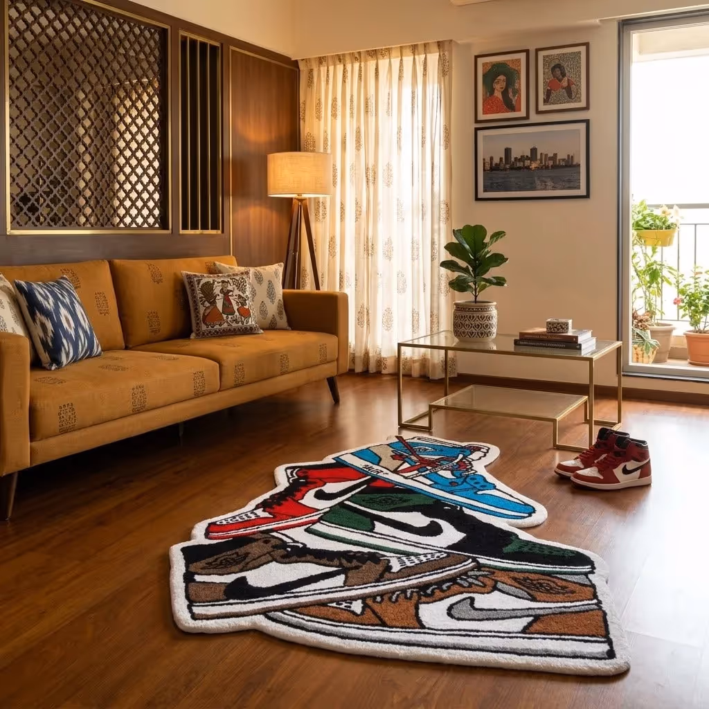 Sneaker Stack Rug image 6