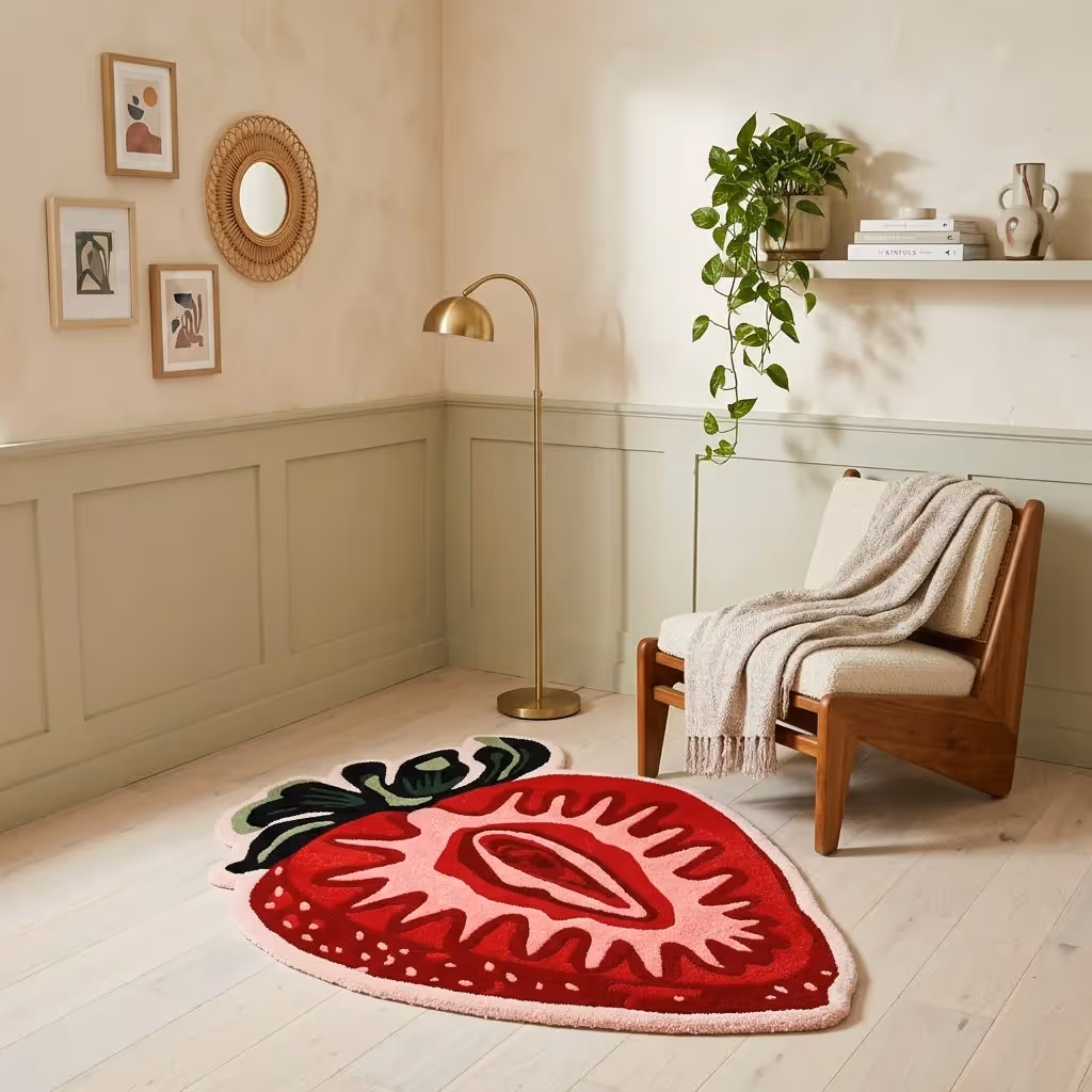 Strawberry Dream Tufted Rug image 3
