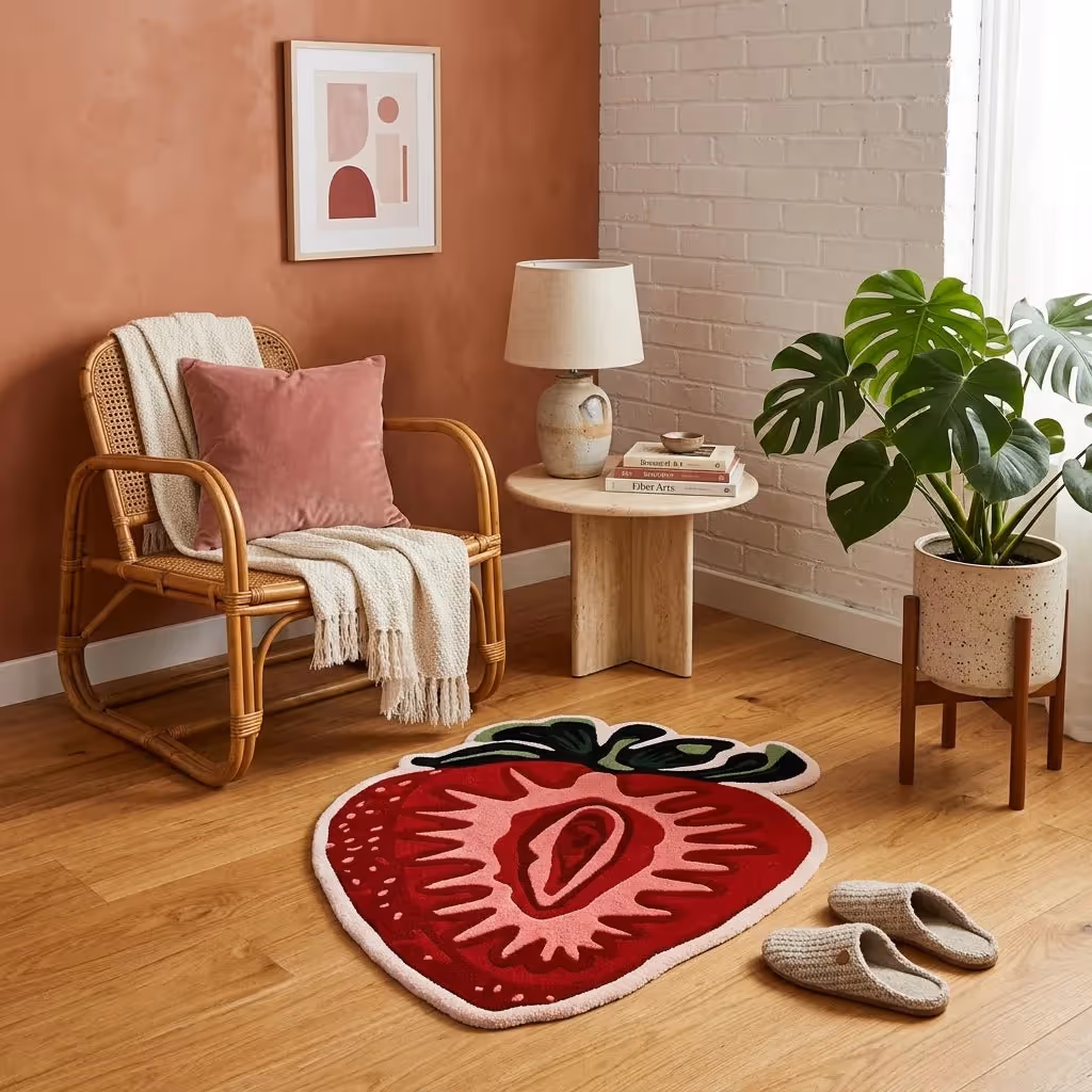 Strawberry Dream Tufted Rug image 5
