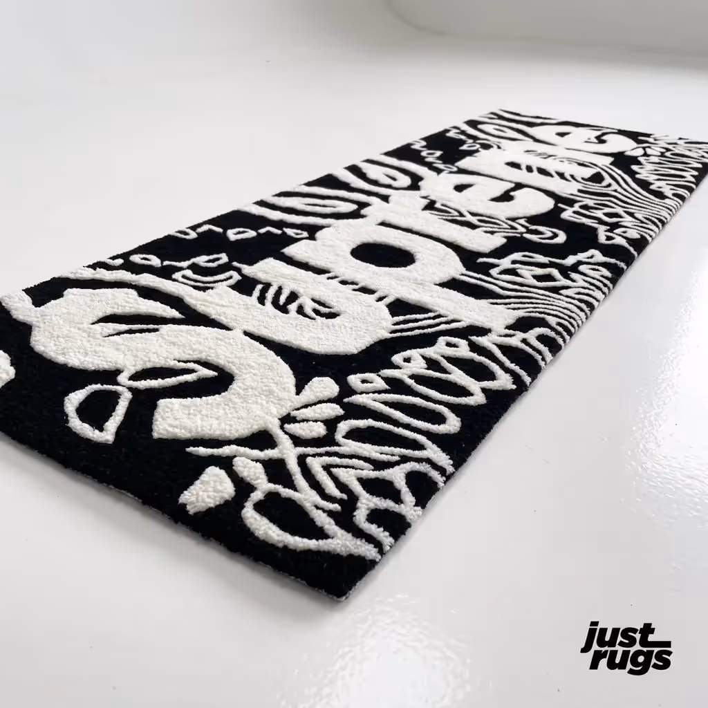 Supreme Logo x Bandana Hand-Tufted Rug image 3